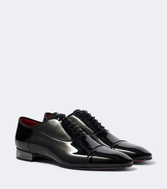 Christian Louboutin Greggo Galvin patent leather Oxford shoes