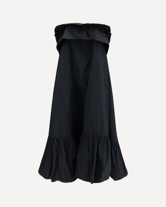 Saint Laurent Abito country senza maniche in tela tecnica Woman 38