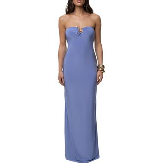 JLUXLABEL Drift Serenity Maxi Dress in Periwinkle at Nordstrom, Size X-Large