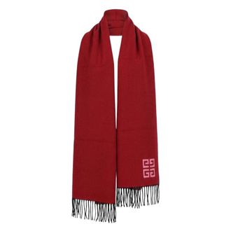 Givenchy Accessoires, unisex, Rood, ONE Size, Wol, Sjaals
