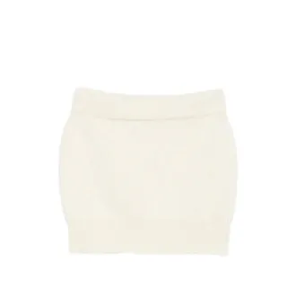 Malo Aran Ribbed-knit Mini Skirt