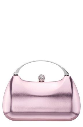 Nina Minaudi&egrave;re Top Handle Bag in Icy Pink at Nordstrom
