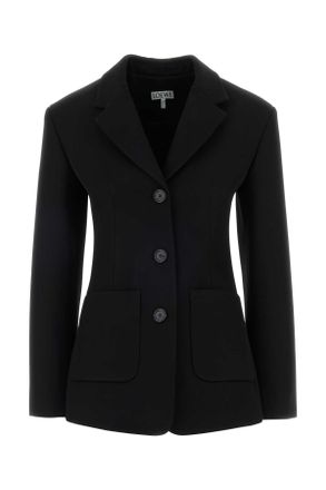 Loewe Wool Blend Blazer - Black