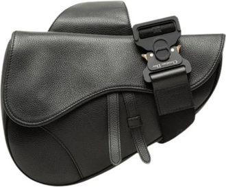 Dior Borsa a spalla in pelle Dior Pre-owned Saddlebag - - Pre-owned - Uomo - Nero - ONE SIZE