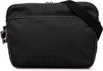 Fendi Pre-owned Fendi Zucchino Canvas Crossbody Ladies 2454 8BR321 JQ5 089