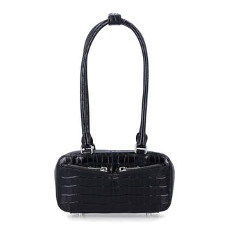Self Portrait Self-Portrait Black Croc Mini Bag