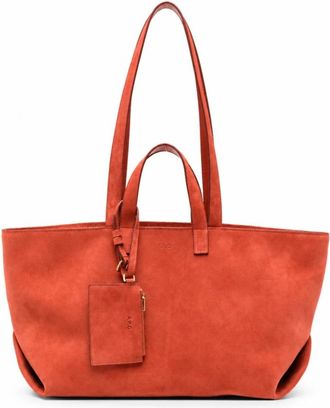 A.P.C. Le Drummer Tote - Dames - Shoppers - Bruin - ONE Size - Denim - Tassen