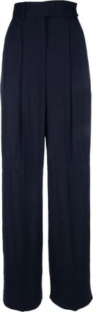 Alberta Ferretti Wijde broek - Dames - Wijde Broeken - Blauw - S - Broeken