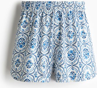 H&M Schlupfshorts aus Twill - Blue