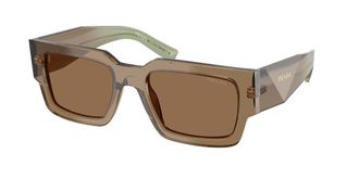 Prada PR B17SF Asian Fit 29E90F Mens Sunglasses Brown Size 55