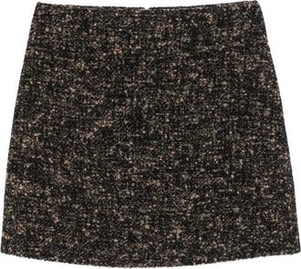 Blazé Milano Minigonna Katara in tweed - Marrone