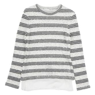 Ermanno Scervino Round-neck Knitwear, female, White, Size: 2XS Round-neck Knitwear