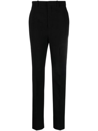 Saint Laurent straight-leg wool trousers - women - Wool - 40 - Black