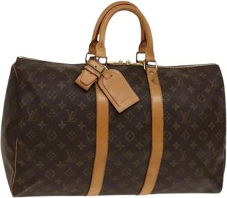 Louis Vuitton Pre-owned Weekend Bags, female, Brown, Size: ONE SIZE Pre-owned Canvas louis-vuitton-bags