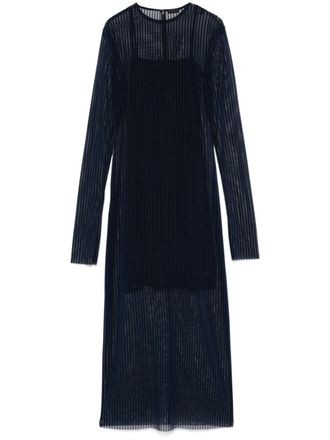 Givenchy Abito midi a pois - Blu