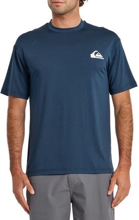 Quiksilver Everyday Surf Short Sleeve Rashguard in Dark Denim at Nordstrom, Size Xx-Large