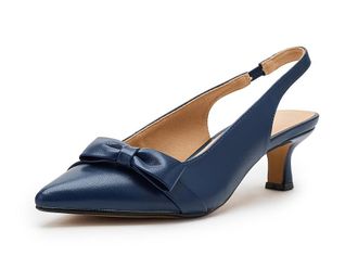 Journee Collection Paloma Womens Shoes Navy : 9.5 M, Synthetic