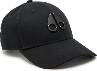 Moose Knuckles Logo Cotton cap - Black - One Size