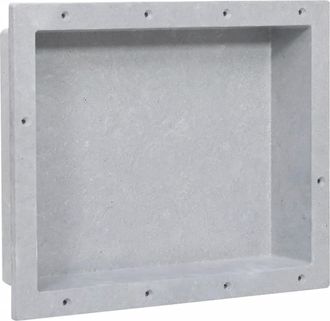 vidaXL Hornacina De Ducha Gris Mate 41x51x10 Cm Vidaxl