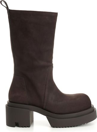 Rick Owens Suede Pull-On Boots