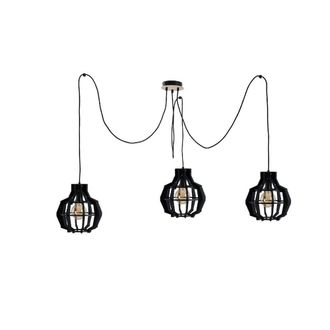 Netlighting Bento Cluster Pendant Ceiling Light Small Black 3x E27
