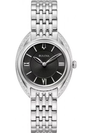 Bulova Womens 96R252 Ladies Classic Watch - Silver - One Size