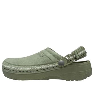 Crocs Crafted Vegan Suede Stitch Clog Cargo 214048-3BX