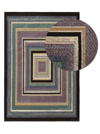 benuta Alfombra de exterior & interior multicolor/azul 160x235