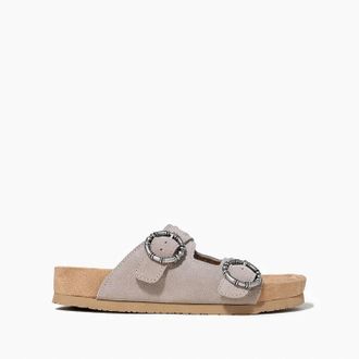 Minnetonka Womens Georgine Classic Sandal In Simply Taupe