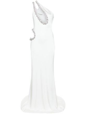 Stella McCartney Rope Cut-Out gown - White
