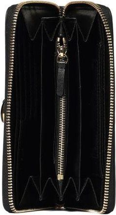 Coccinelle Womens Wallet Black Calf Split Leather Bags