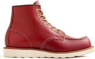 Red Wing Shoes Classic Moc Russet Leather Boot in Oro Russet Portage at Nordstrom, Size 11.5