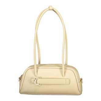 Coccinelle Paki Schoudertas - Dames - Schoudertassen - Beige - ONE Size - Katoen - Tassen