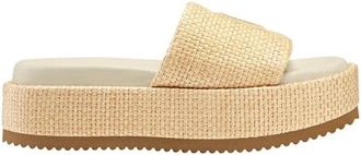 Bogner Sorrento Slide - Dames - Sandalen - Beige - 39 EU - Leer - Schoenen