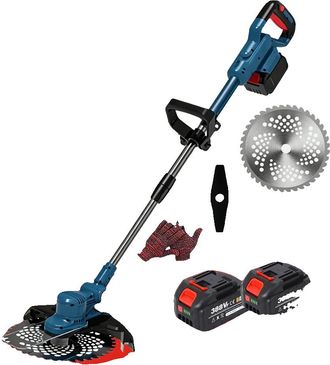 OEM Desbrozadora, Motor Sin Escobillas, &Aacute;ngulo Ajustable, Motor Sin Escobillas, Con Juego De 2 Bater&iacute;as