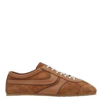 Dries Van Noten Sneakers, female, Brown, Size: 11 US Leather Sneakers