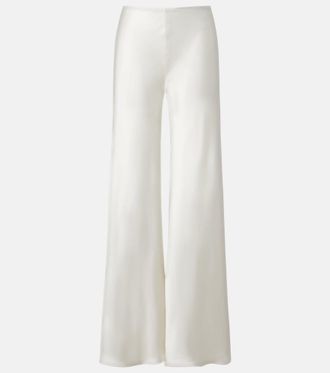 Norma Kamali Satin wide-leg pants