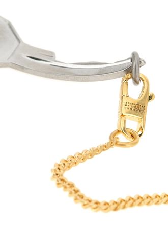 Maison Margiela Key-Shaped Two-Tone Pendant Necklace - Gold