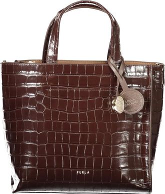 Furla Divide It S Tote - Dames - Tassen - Bruin - Maat: ONE Size Leer