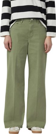 s.Oliver Schlagjeans S.OLIVER, Damen, Gr. 34, L&auml;nge 32, khaki, Denim/Jeans, Obermaterial: 98% Baumwolle, 2% Elasthan, unifarben, ausgestellt lang, Jeans Schlag