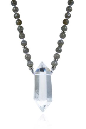 Eyecandy LA Amos Pendant Necklace