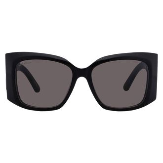 Balenciaga Grey Butterfly Ladies Sunglasses BB0443S 002 58