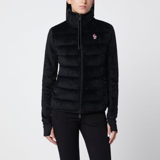 Moncler Felpa nera in Polartec