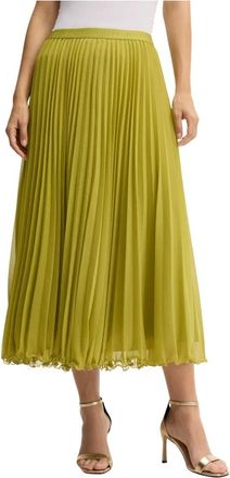 Joop Pliss&eacute; Midi Rok - Dames - Midirokken - Groen - S - Rokken