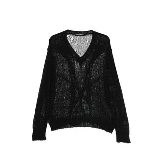 Our Legacy Distressed-effect Open-knit Sweater