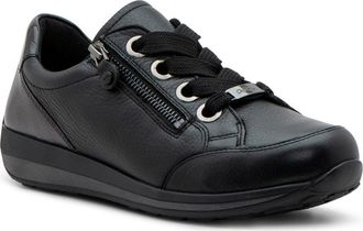 Ara Ollie Sneaker in Black/Anthracite at Nordstrom, Size 7