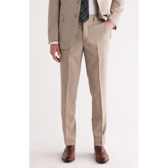 Elie Tahari Slim Fit Dress Pants in Beige at Nordstrom Rack, Size 30 X 30