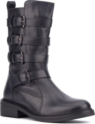Vintage Foundry Co. Ulan Moto Boot in Black at Nordstrom Rack, Size 7.5