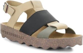 FLY London Calla Sandal in Multi Sand at Nordstrom, Size 10-10.5Us