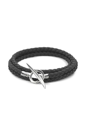 Shaun Leane Sterling Silver T-Bar Bracelet - Black